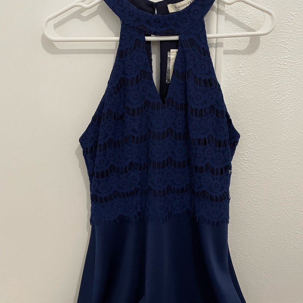 Francesca’s Navy Blue Dress
